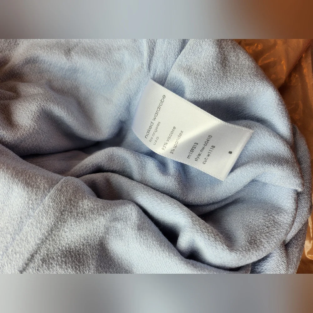 naked wardrobe Baby Blue Bodysuit (s) - Picture 4 of 4
